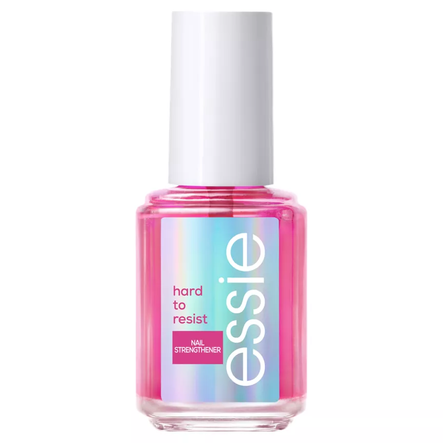 Essie Nail Care Hard To Resist Nail Strengthener: Pink Tint, Glow & Shine 13.5ml