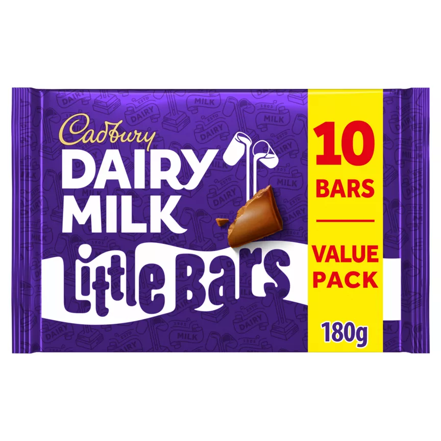 Cadbury Dairy Milk Little Bars 10 x 18g (180g)