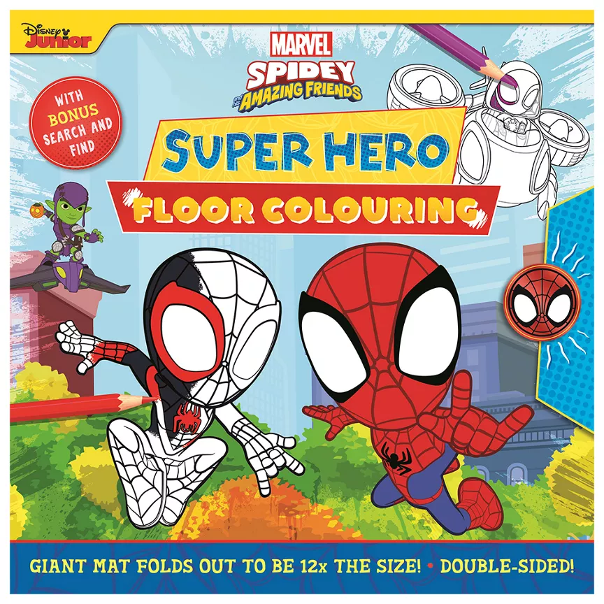 Spidey and His Amazing Friends Giant Floor Colouring