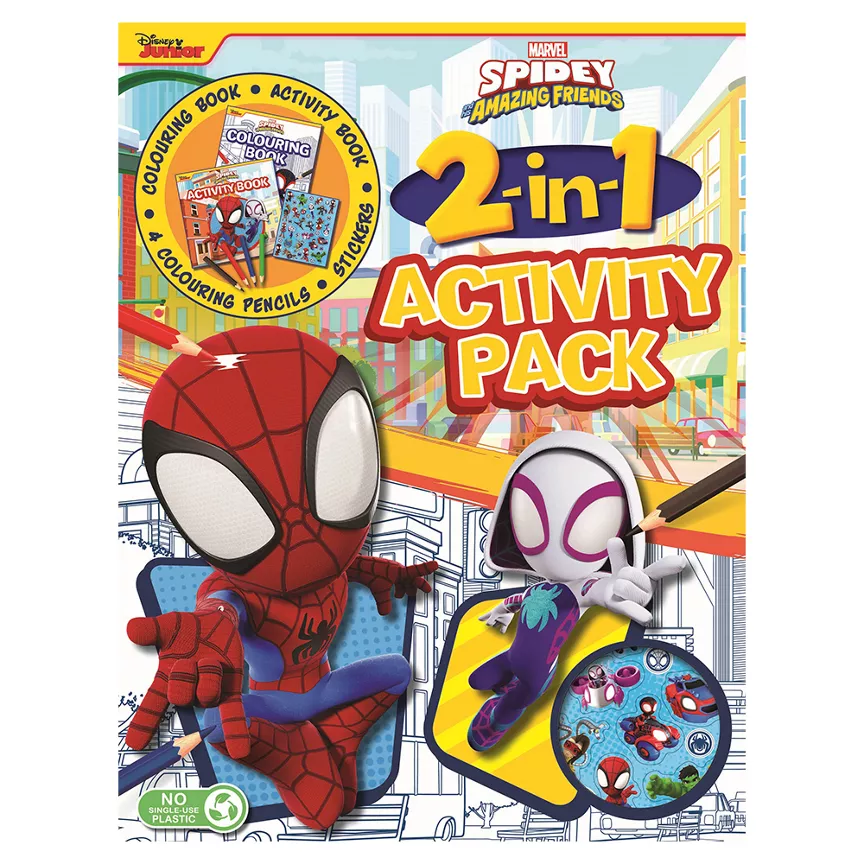 Spidey and His Amazing Friends 2 in 1 Activity Pack