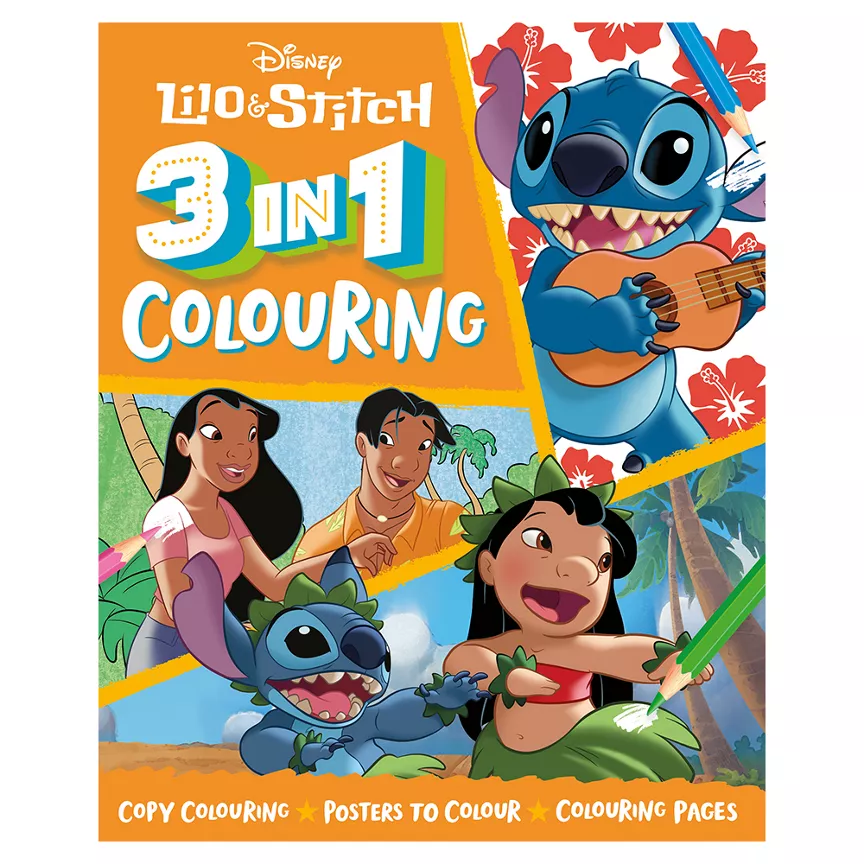 Lilo & Stitch Lilo & Stitch 3 in 1 Colouring Book
