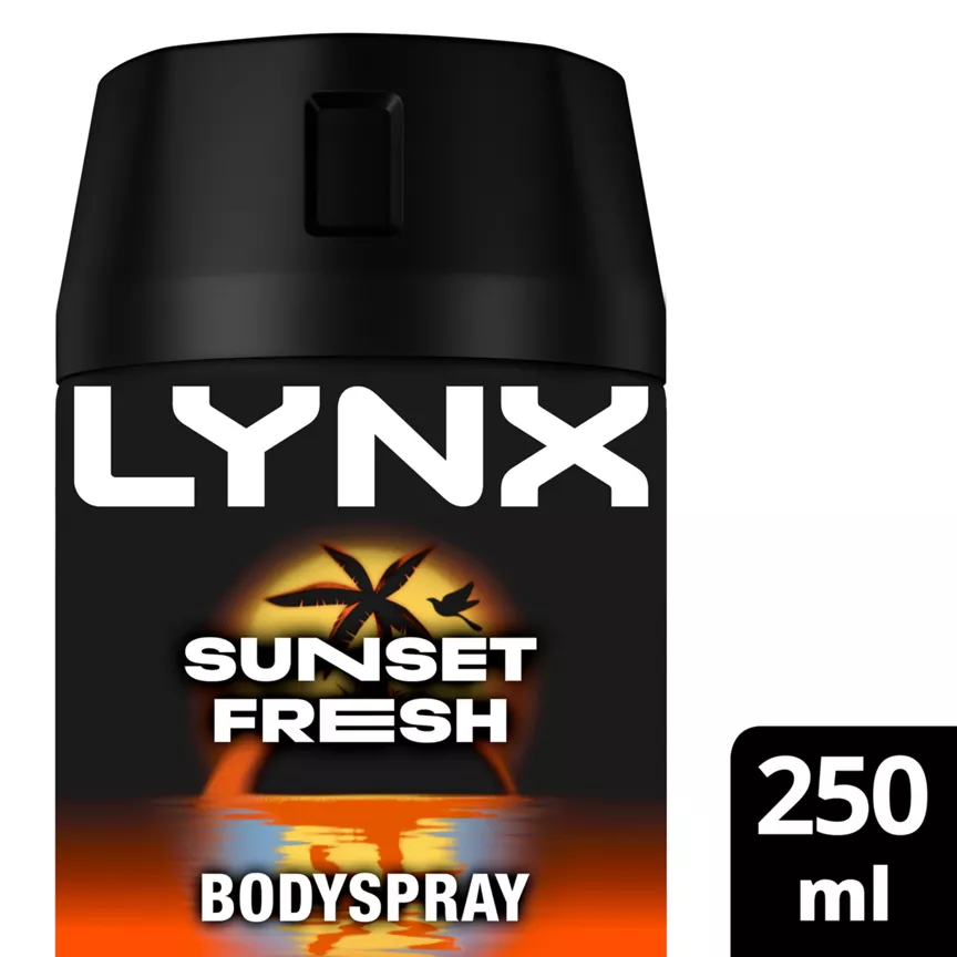 Lynx Aerosol Body Spray Sunset Fresh 250 ml