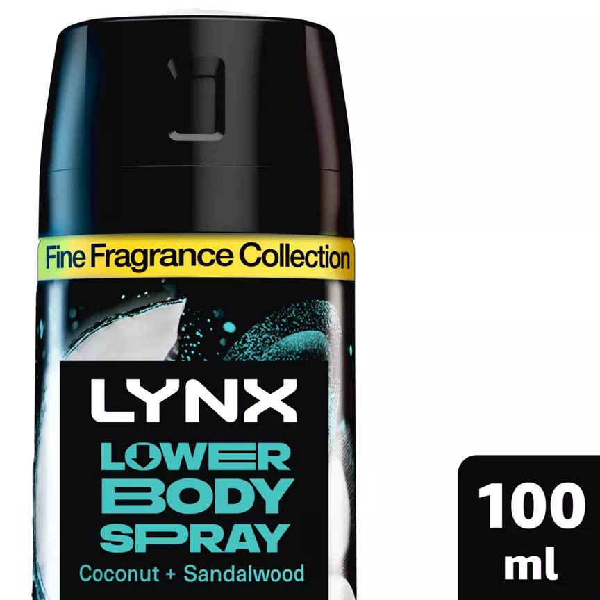 Lynx Fine Fragrance Collection Lower Body Spray Coconut + Sandalwood 100 ml