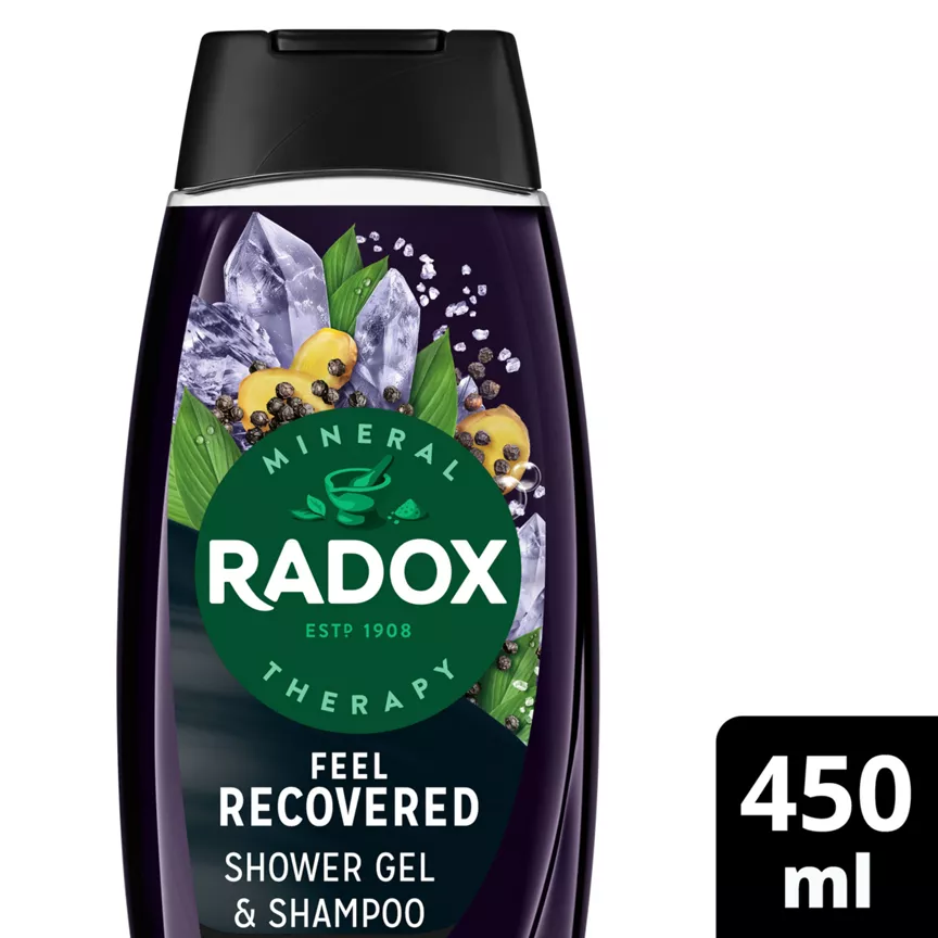 Radox Mineral Therapy 2-in-1 Shower Gel & Shampoo Feel Recovered 450 ml
