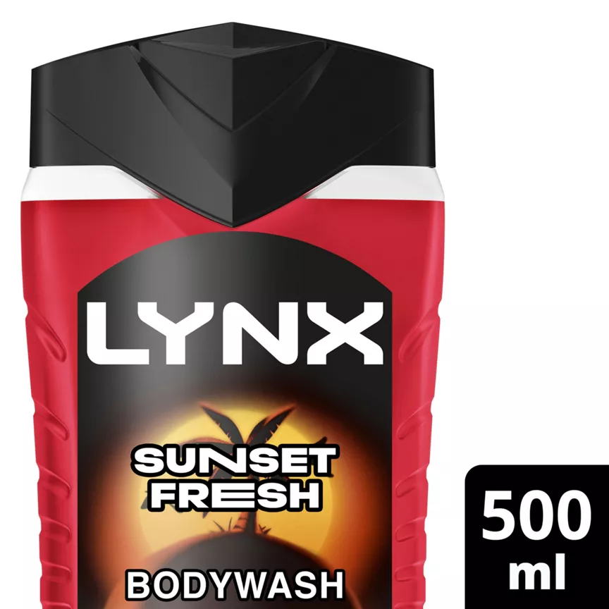 Lynx 3-in-1 Body Wash Sunset Fresh 500 ml