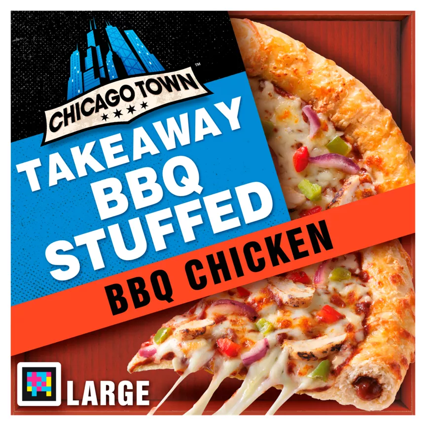Chicago Town Stuffed Crust BBQ Chicken with BBQ Sauce Filled Crust 668g