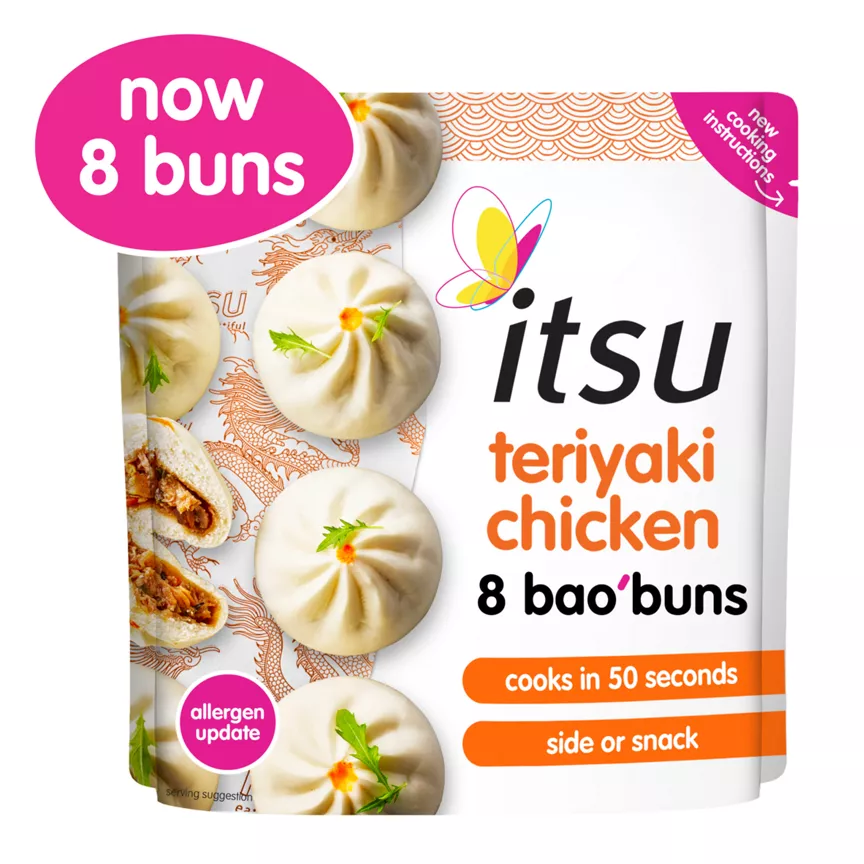 Itsu 8 Teriyaki Chicken Bao 'Buns 256g