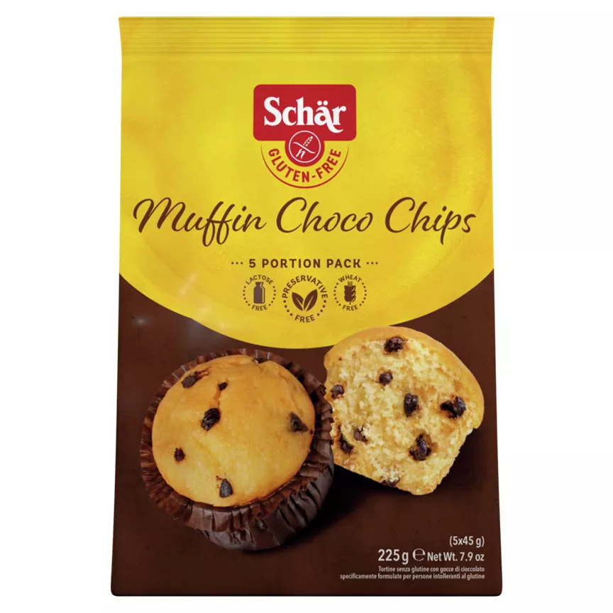 Schär Muffin Choco Chips 5 x 45g (225g)