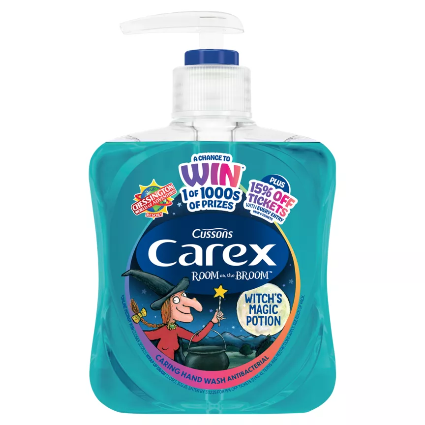 Carex Cussons Room on the Broom Caring Hand Wash Antibacterial 250ml