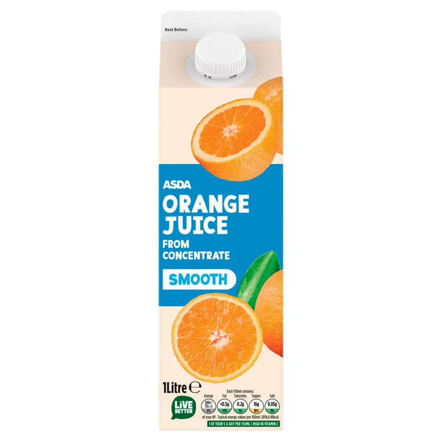 ASDA ORANGE JUICE 1 Litre