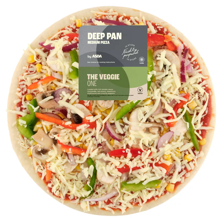 ASDA The Veggie One Medium Deep Pan Pizza 469g