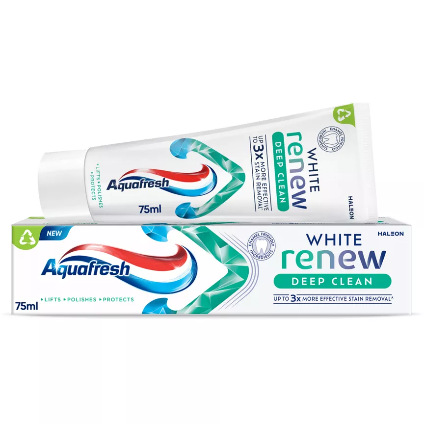 Aquafresh White Renew Deep Clean Whitening Toothpaste 75 ml