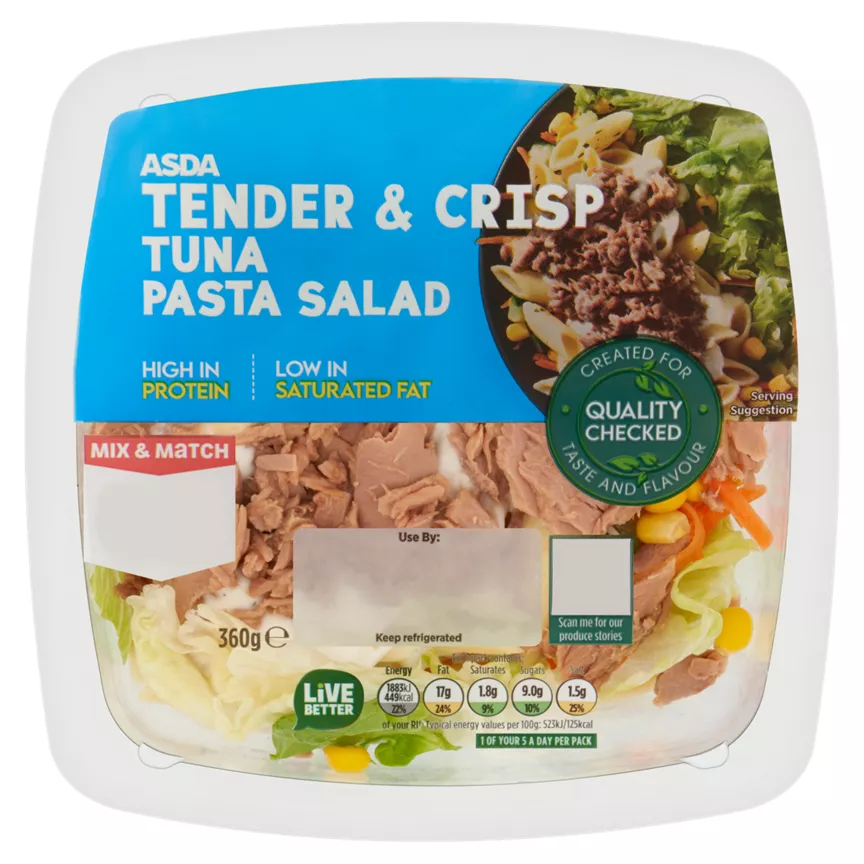 ASDA Tender & Crisp Tuna Pasta Salad 360g