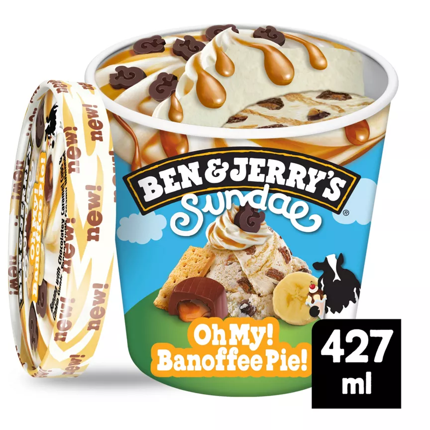 Ben & Jerry's Oh My! Banoffee Pie! Sundae 427 ML