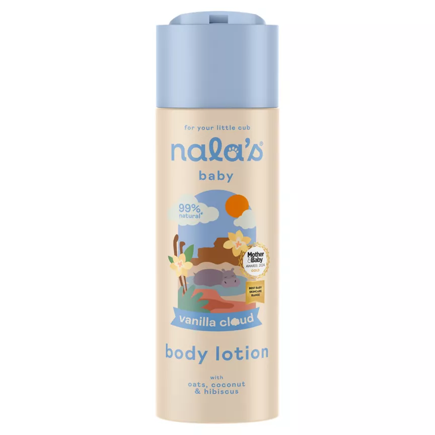 Nala's Baby Vanilla Cloud Body Lotion with Oats, Coconut & Hibiscus 200ml