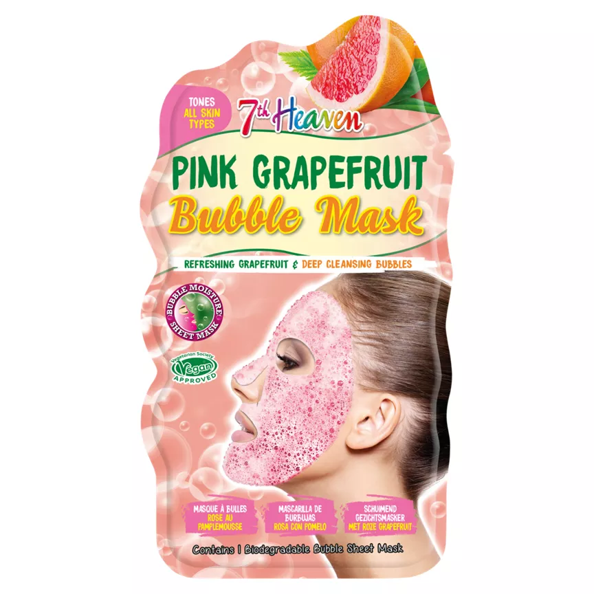 7th Heaven Pink Grapefruit Bubble Mask