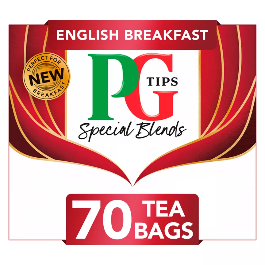 PG Tips English Breakfast Special Blends 70 Tea Bags 175g