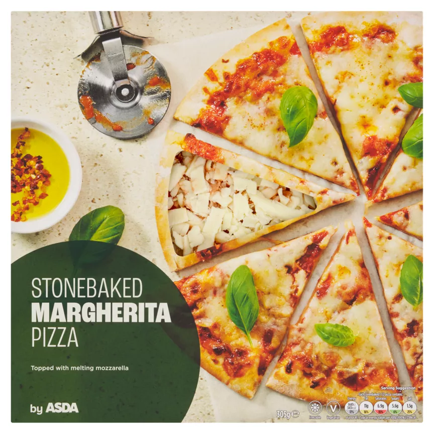 ASDA Stonebaked Margherita Pizza 305g