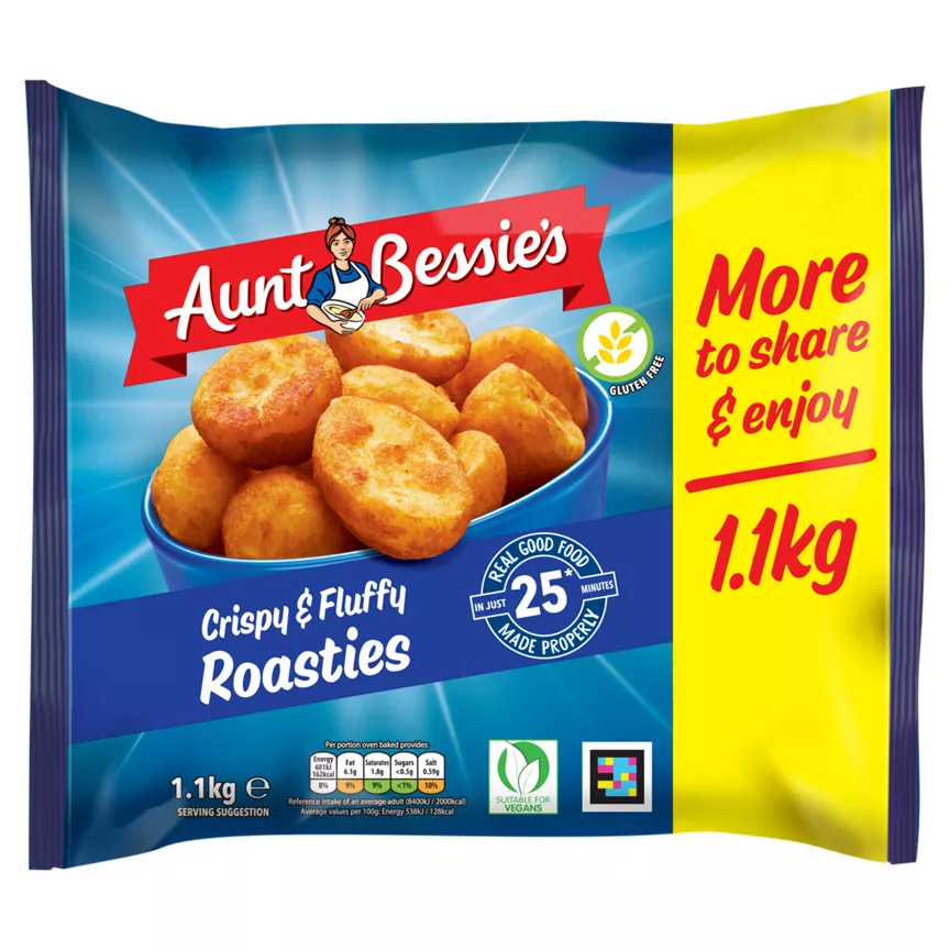 Aunt Bessie's Crispy & Fluffy Roasties 1.1kg