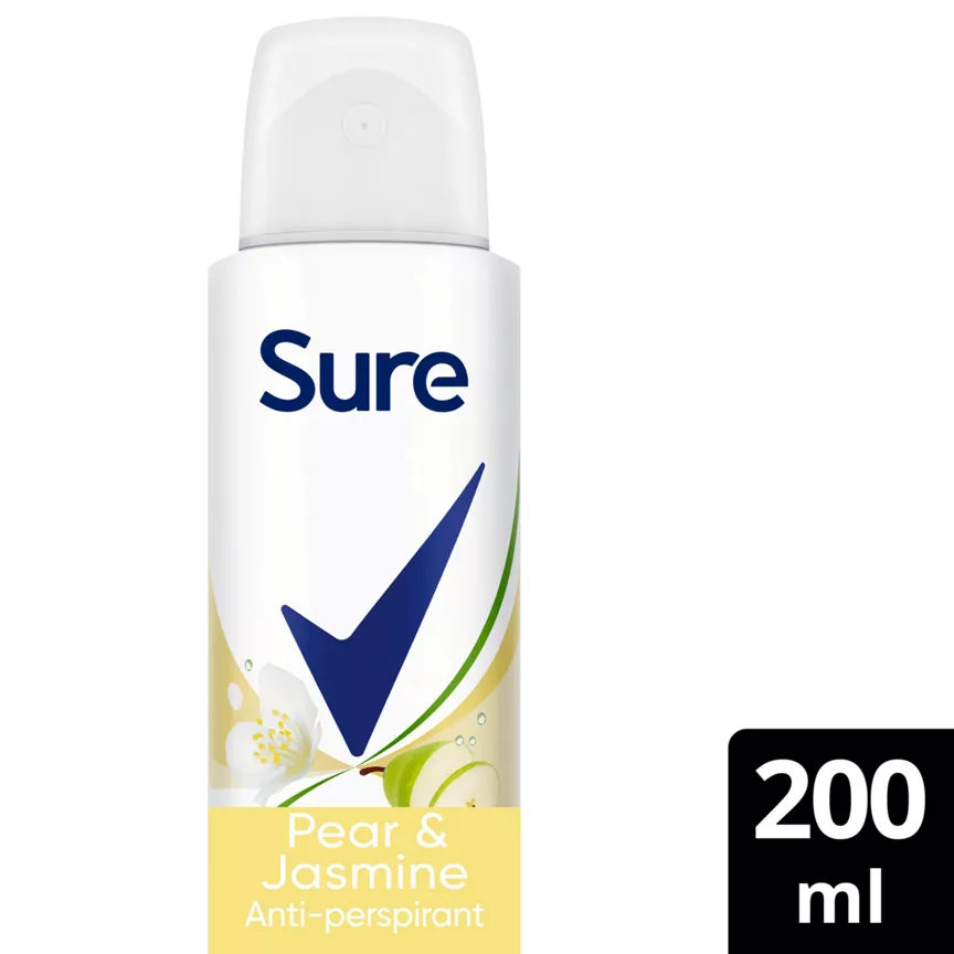 Sure Anti-Perspirant Aerosol Pear & Jasmine 200 ml