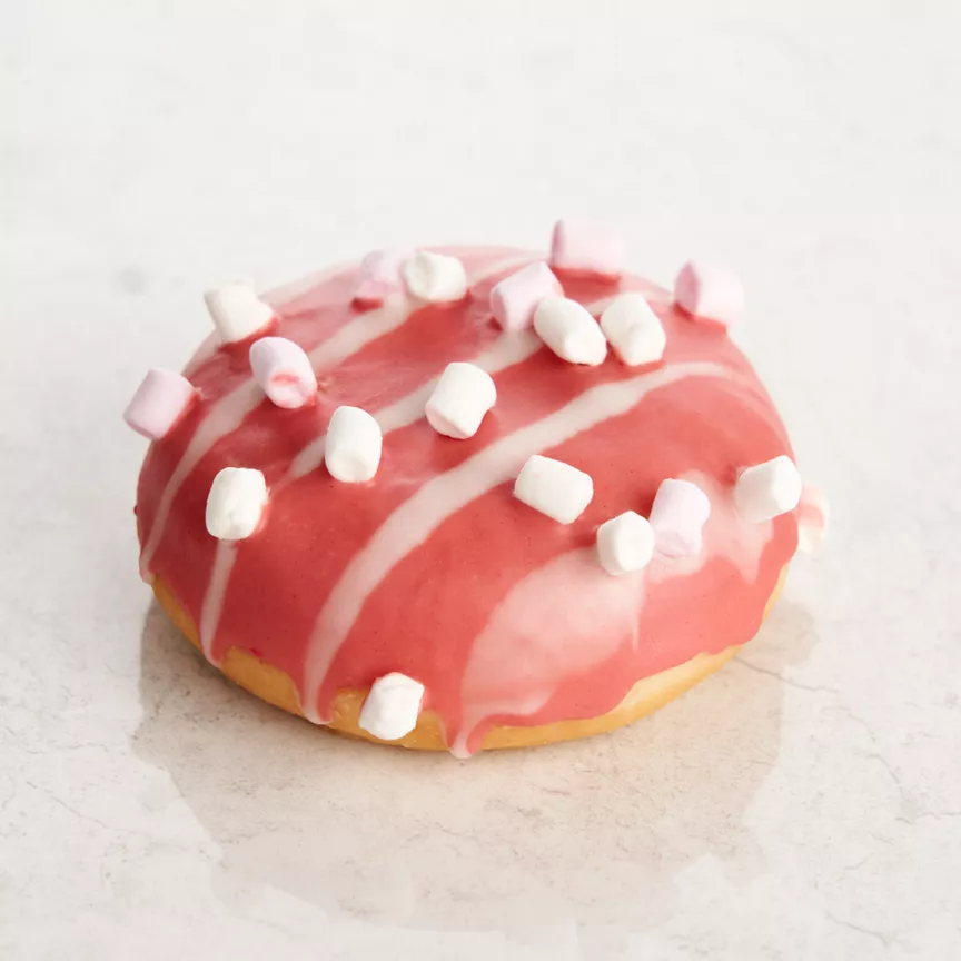 The BAKERY at ASDA Pink Filled Mallow Donuts 2pk