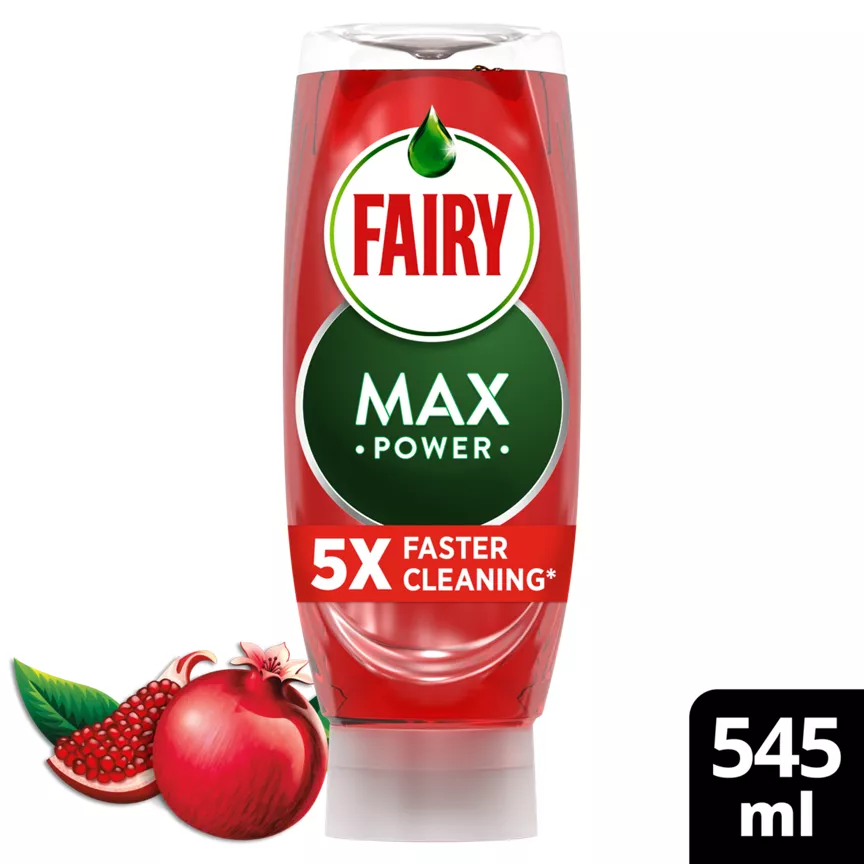 Fairy Max Power Washing Up Liquid Pomegranate 545ML
