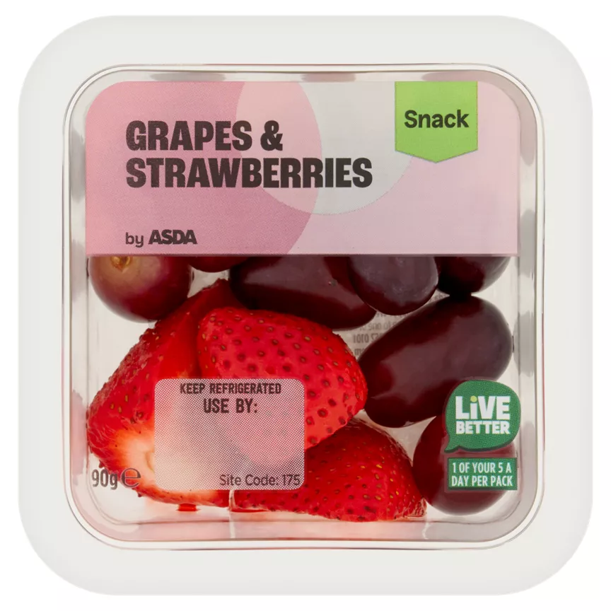 ASDA Grapes & Strawberries 90g
