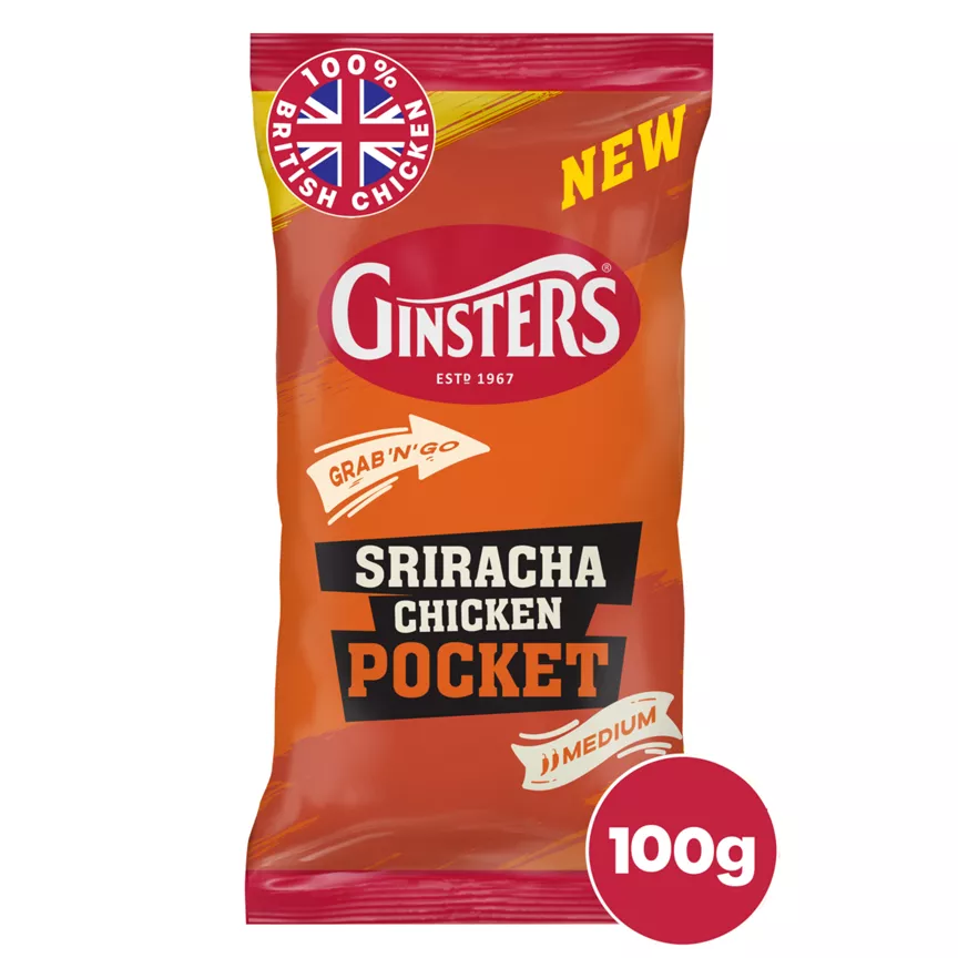 Ginsters Sriracha Chicken Pocket 100g