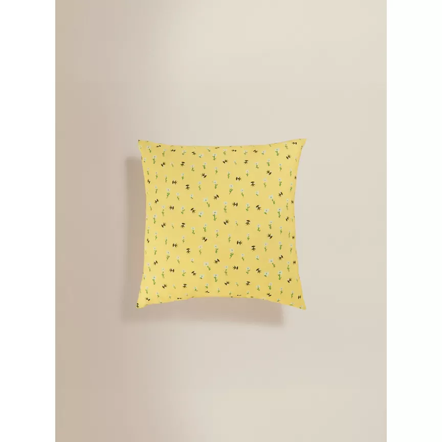 George Home Yellow Outdoor Bees Cushion