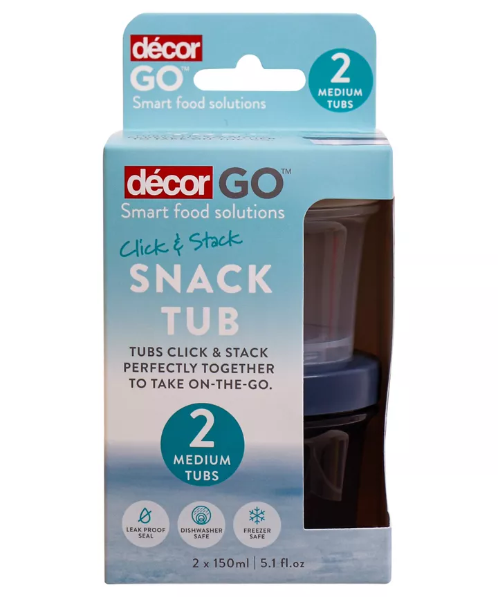 Décor Pack of 2 x 150ml Snack Pots
