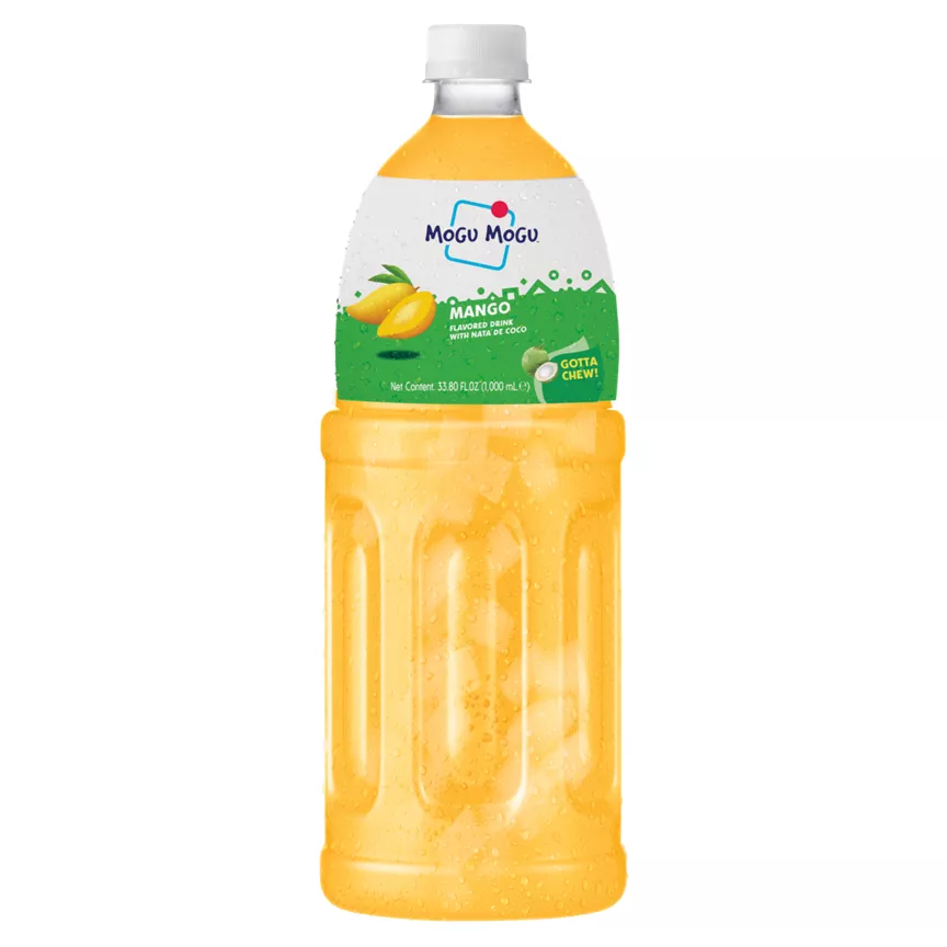 Mogu Mogu Mango Flavoured Drink with Nata De Coco 1,000ml