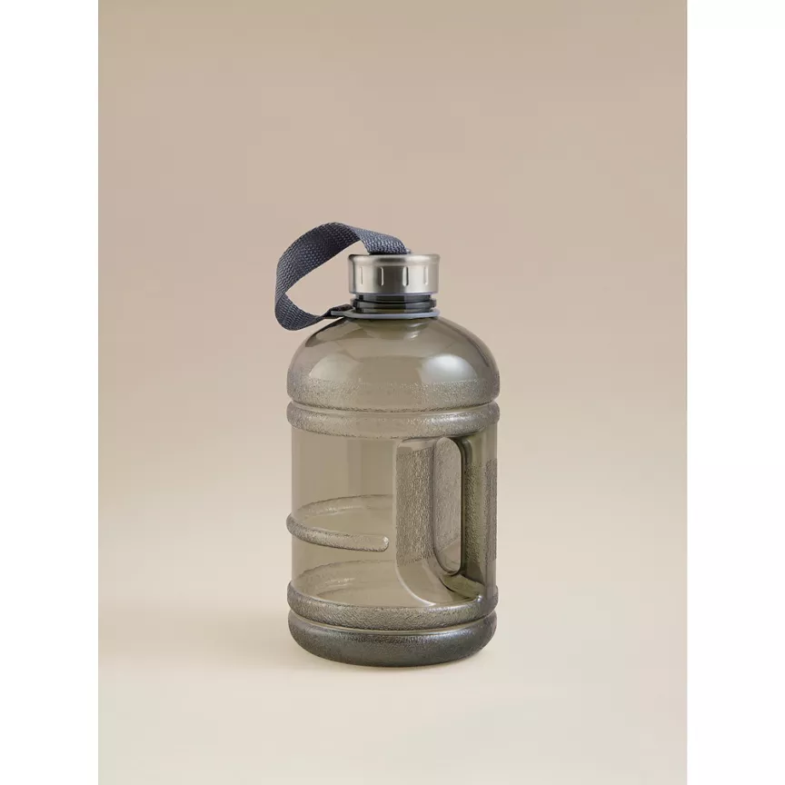 Grey Plastic Gym Bottle 2L