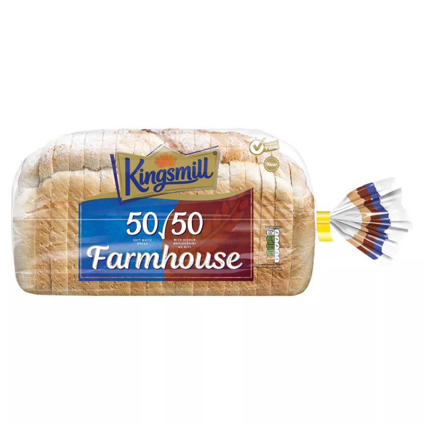 Kingsmill 50/50 Farmhouse 800g