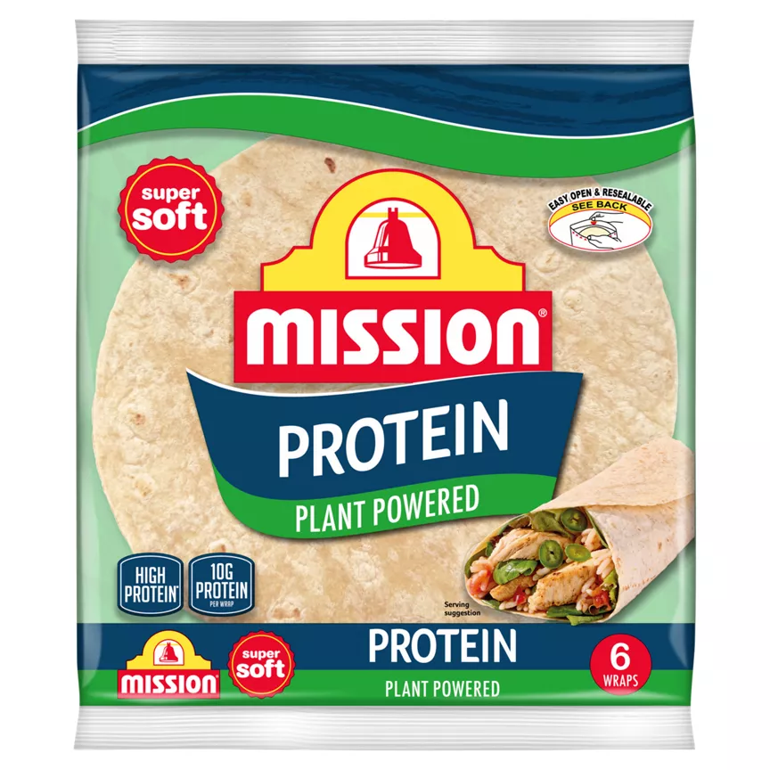 Mission 6 Protein Wraps 367g