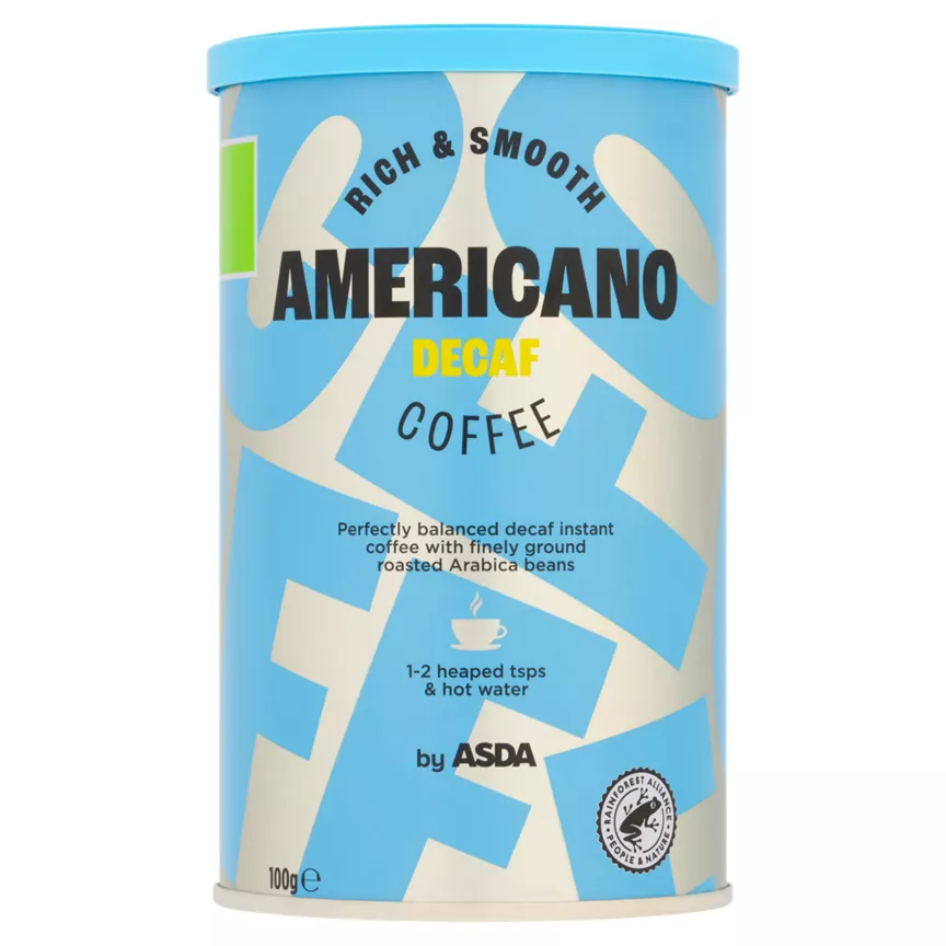 ASDA Americano Decaf Coffee 100g