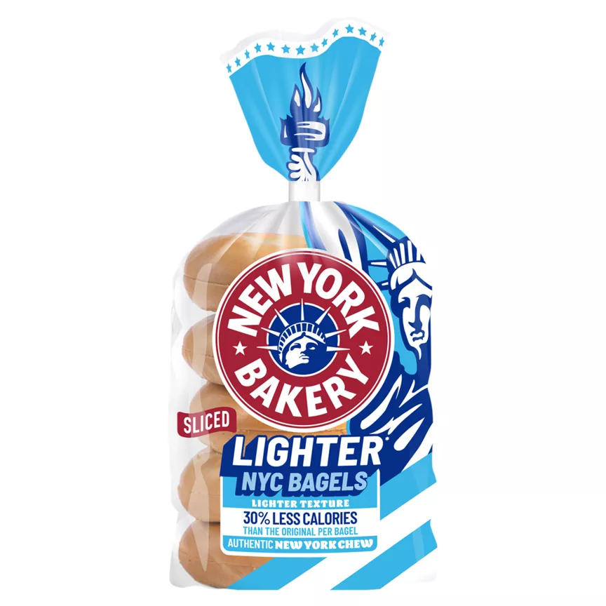 New York Bakery Co Sliced Lighter NYC Bagelds