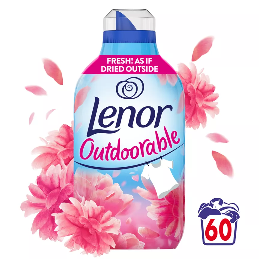 Lenor Outdoorable Fabric Conditioner 60 Washes, Floral Fresh