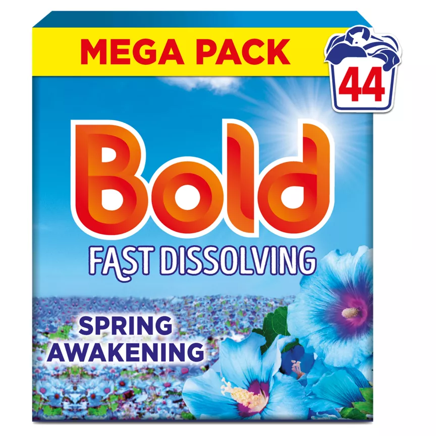 Bold Spring Awakening Powder Laundry Detergent 44 Washes 2.2kg