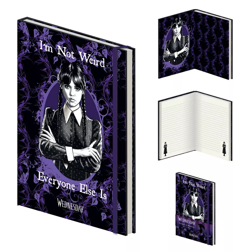 Wednesday A5 Case Notebook