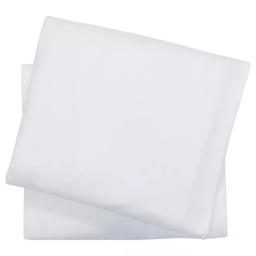 George Home White Cot bed Fitted Sheets - Set of 2