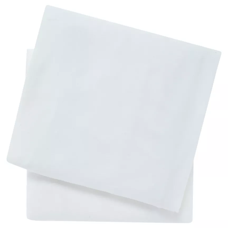 George Home White Fitted Cot Sheets - 2 Pack