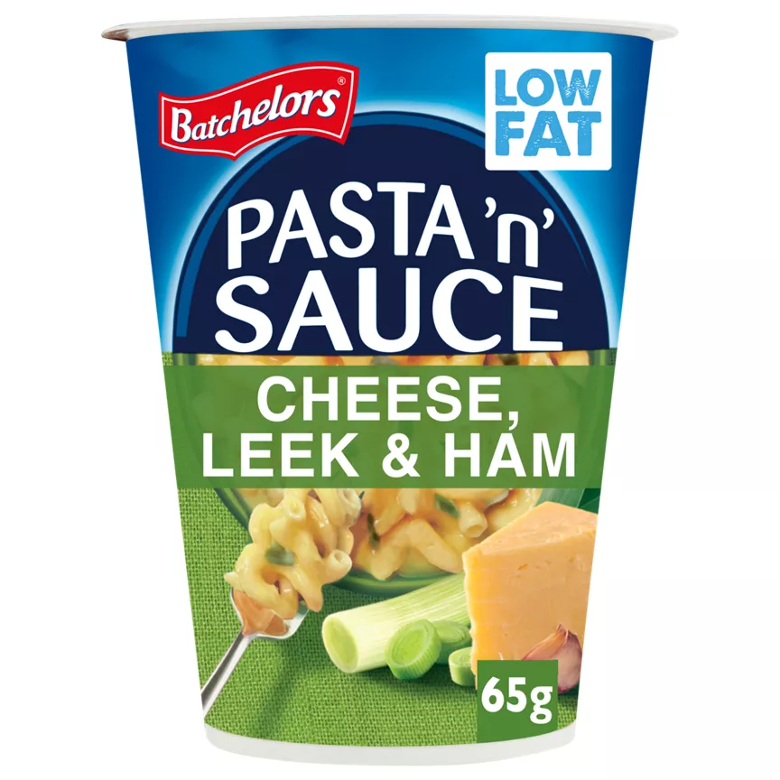 Batchelors Cheese, Leek & Ham Flavour Pasta'n Sauce 65g