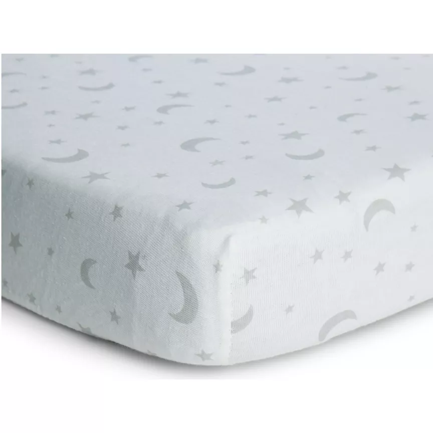 George Home Kids Moon and Stars Fitted Sheets - Set of 2