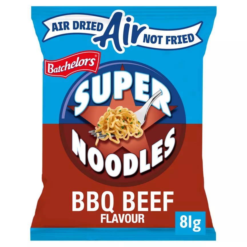 Batchelors Air Dried BBQ Beef Flavour Super Noodles 81g