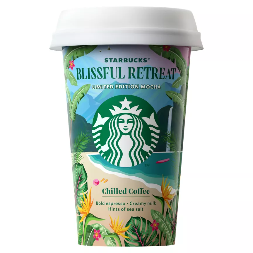 Starbucks Limited Edition Mocha Blissful Retreat Chilled Coffee 220ml