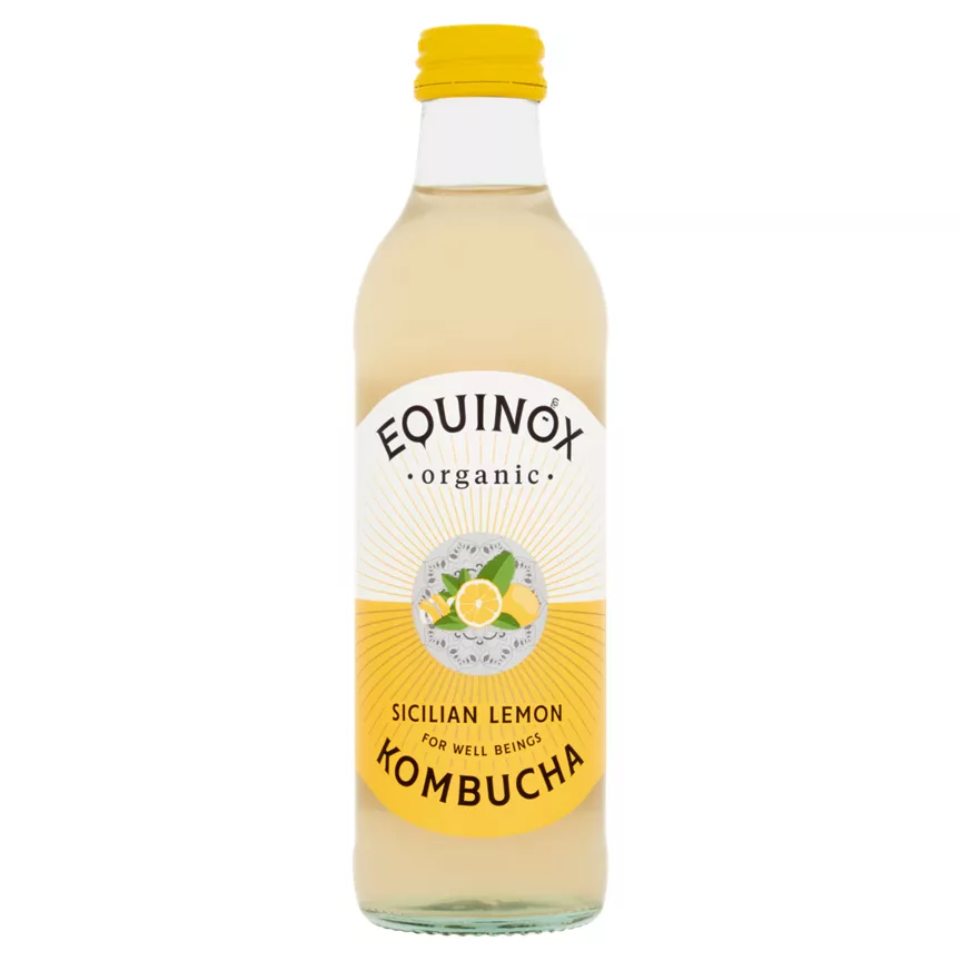 Equinox Organic Sicilian Lemon Kombucha 275ml