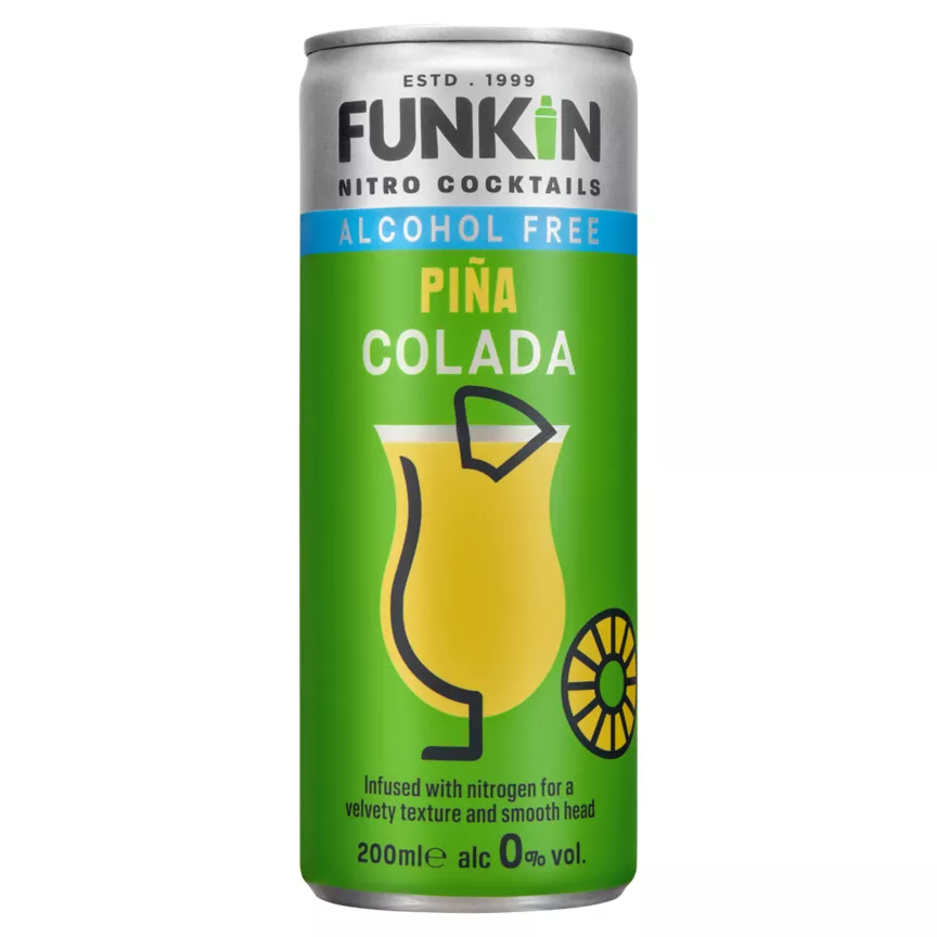 Funkin Alcohol Free Piña Colada Nitro Cocktails 200ml