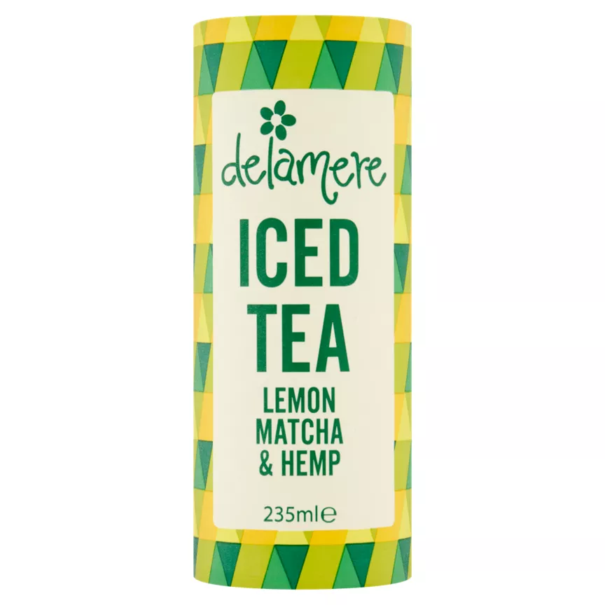Delamere Lemon Matcha & Hemp Iced Tea 235ml