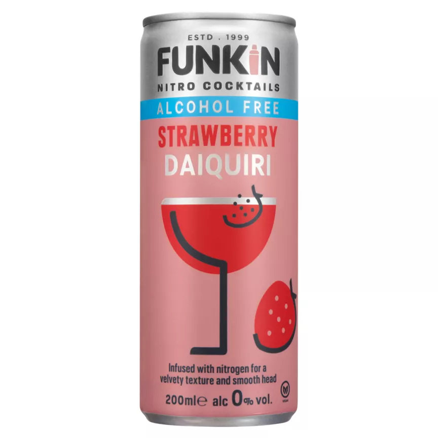 Funkin Alcohol Free Strawberry Daiquiri Nitro Cocktails 200ml