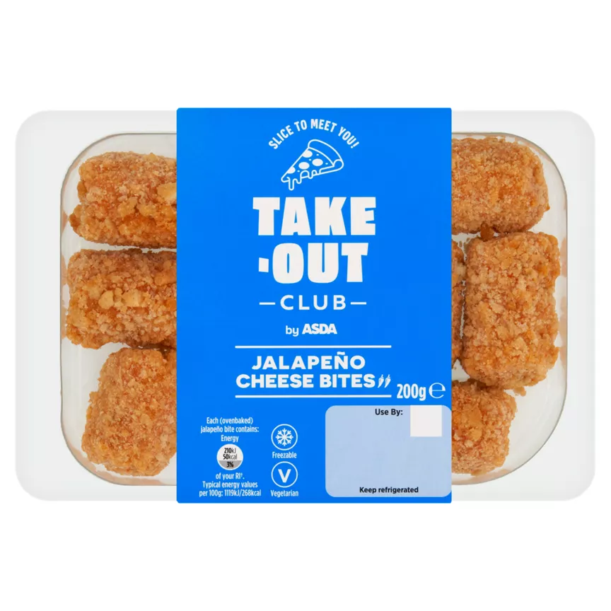 Takeout Club by ASDA Jalapeño Cheese Bites 200g